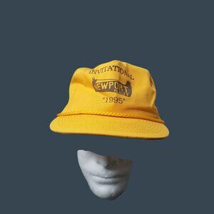 Newport Realty Invitational 1995 Yellow Snapback Hat Adjustable Fit Adult